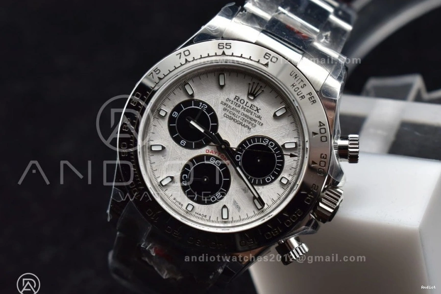 Daytona SA4130 V2 Bracelet Edition 1:1 on Dial Meteorite Best QF SS 116509 0503